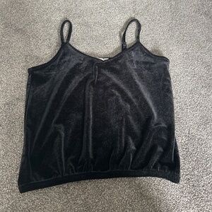 Velour camisole